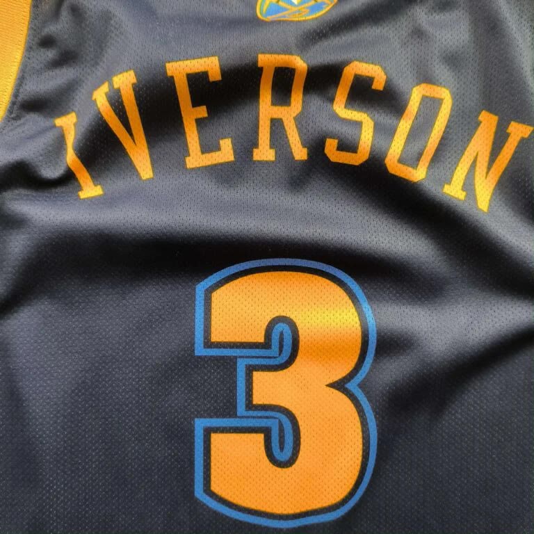 Denver Nuggets Allen Iverson Champion EU alternate NBA jersey size S