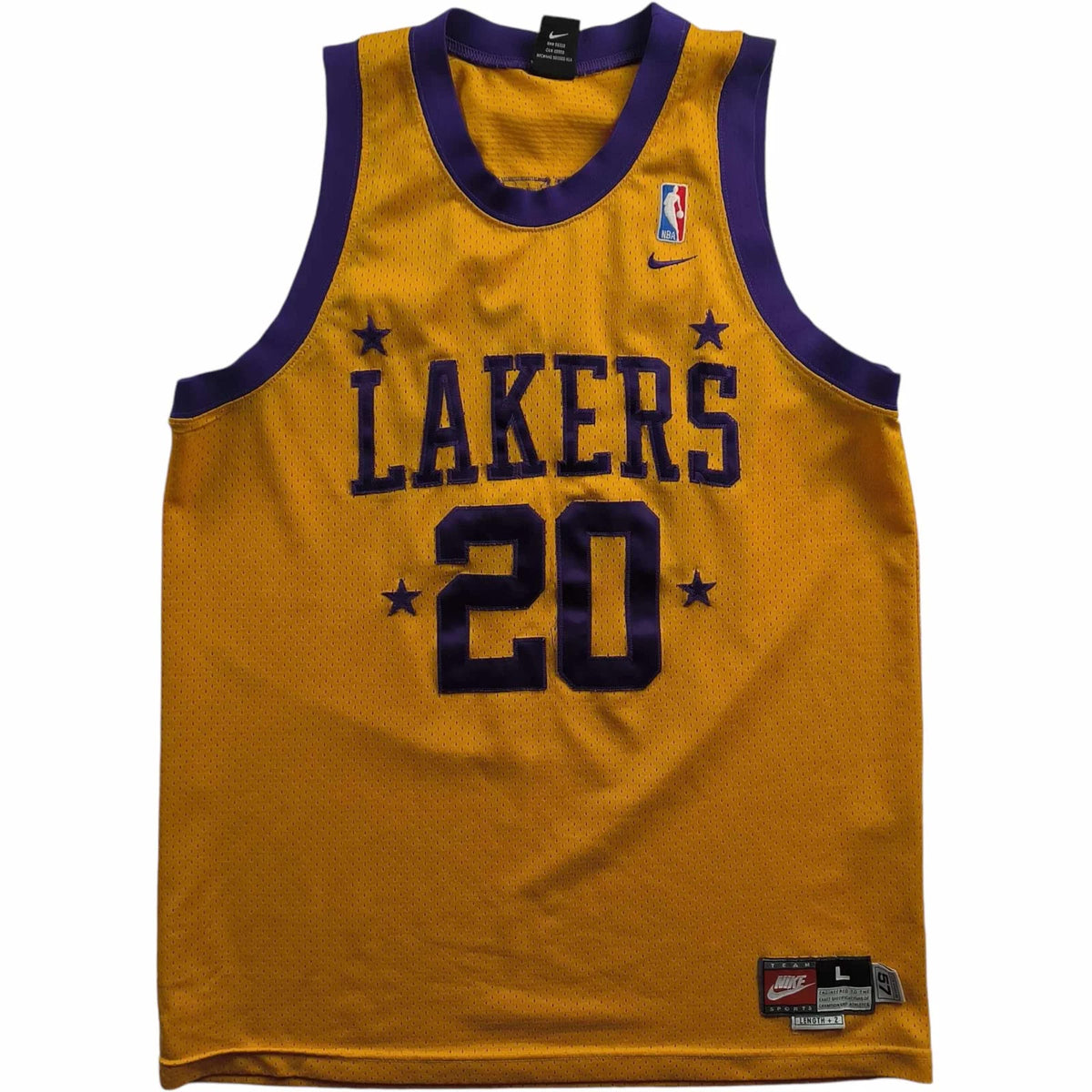 Los Angeles Lakers Gary Payton Nike NBA jersey size L