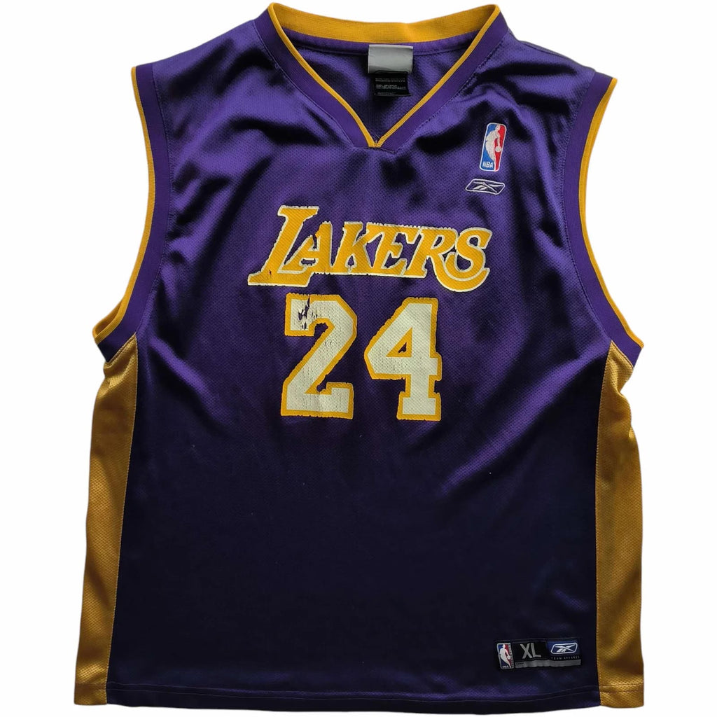 Los Angeles Lakers Kobe Bryant Reebok NBA mez Gyerek XL