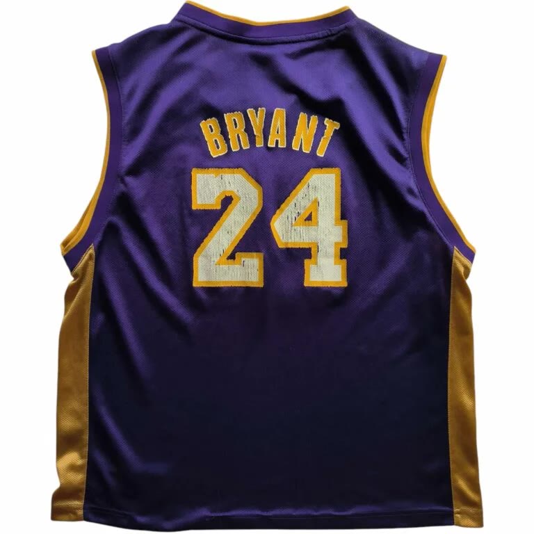 Los Angeles Lakers Kobe Bryant Reebok NBA mez Gyerek XL