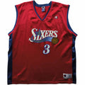 Philadelphia 76ers Allen Iverson Champion alternate NBA jersey size 48