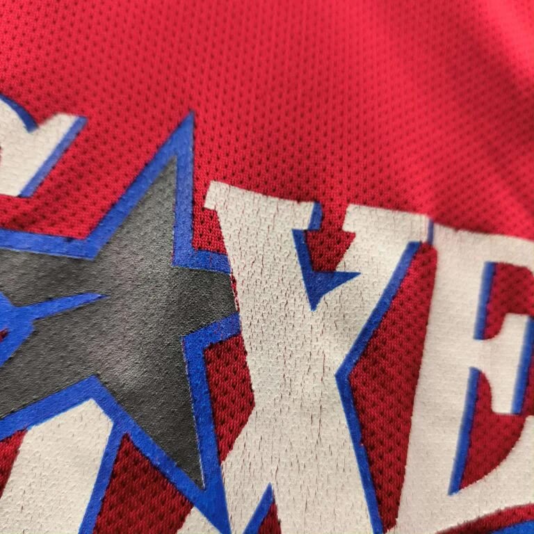 Philadelphia 76ers Allen Iverson Champion alternate NBA jersey size 48