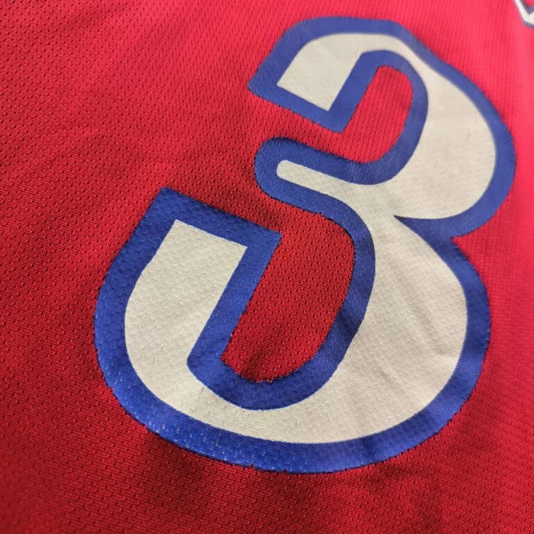 Philadelphia 76ers Allen Iverson Champion alternate NBA jersey size 48
