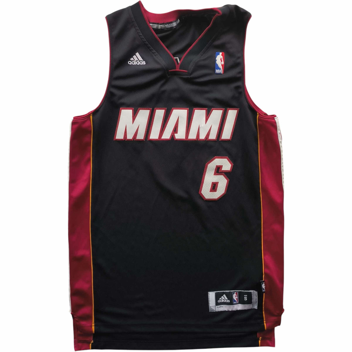 Miami Heat LeBron James Adidas Swingman NBA mez S