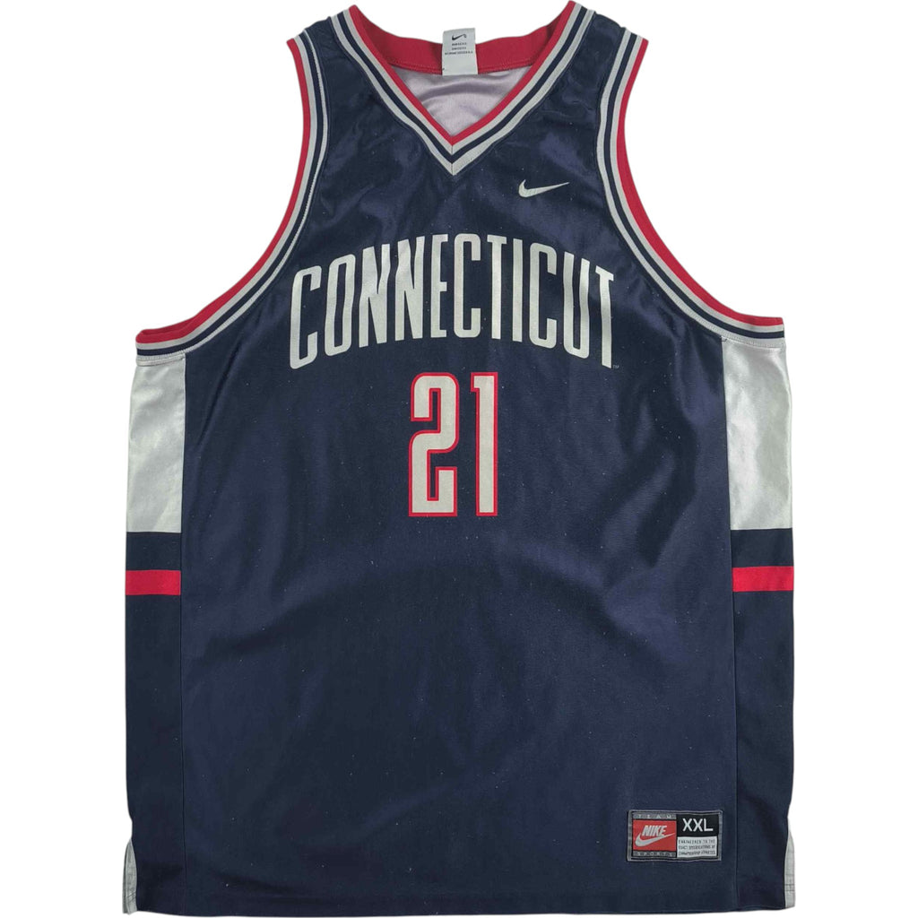 Connecticut Huskies Nike #21 basketball jersey size XXL