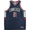 Connecticut Huskies Nike #21 basketball jersey size XXL
