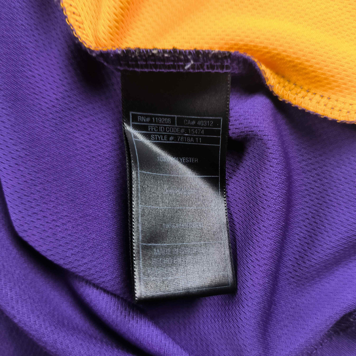 Los Angeles Lakers Kobe Bryant Adidas NBA jersey size S