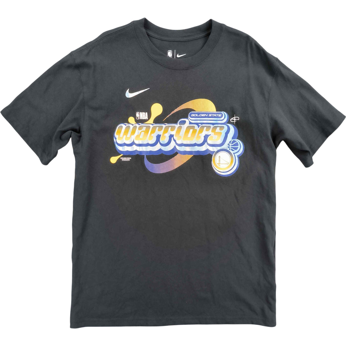 Golden State Warriors Nike courtside fekete NBA póló S