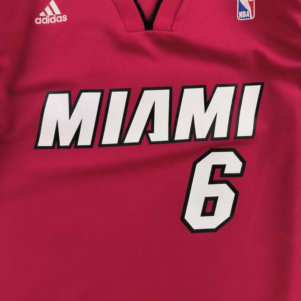 Miami Heat LeBron James Adidas NBA mez S