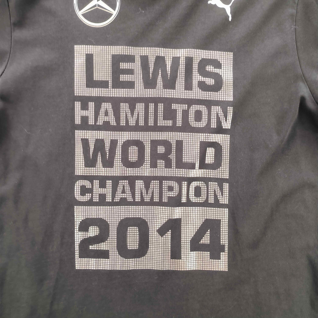 Lewis Hamilton Mercedes F1 2014 World Champion Puma Formula-1 t-shirt size M