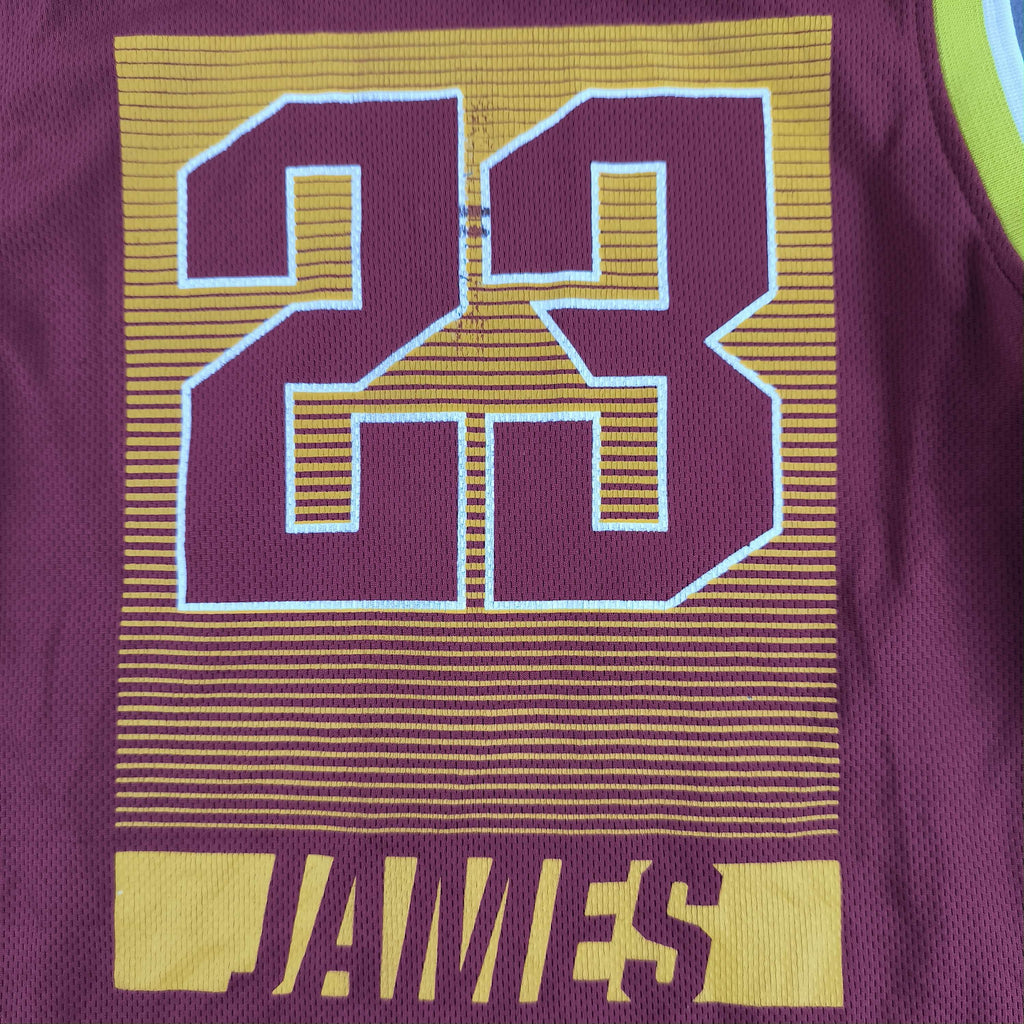 Cleveland Cavaliers LeBron James NBA training jersey size Youth M