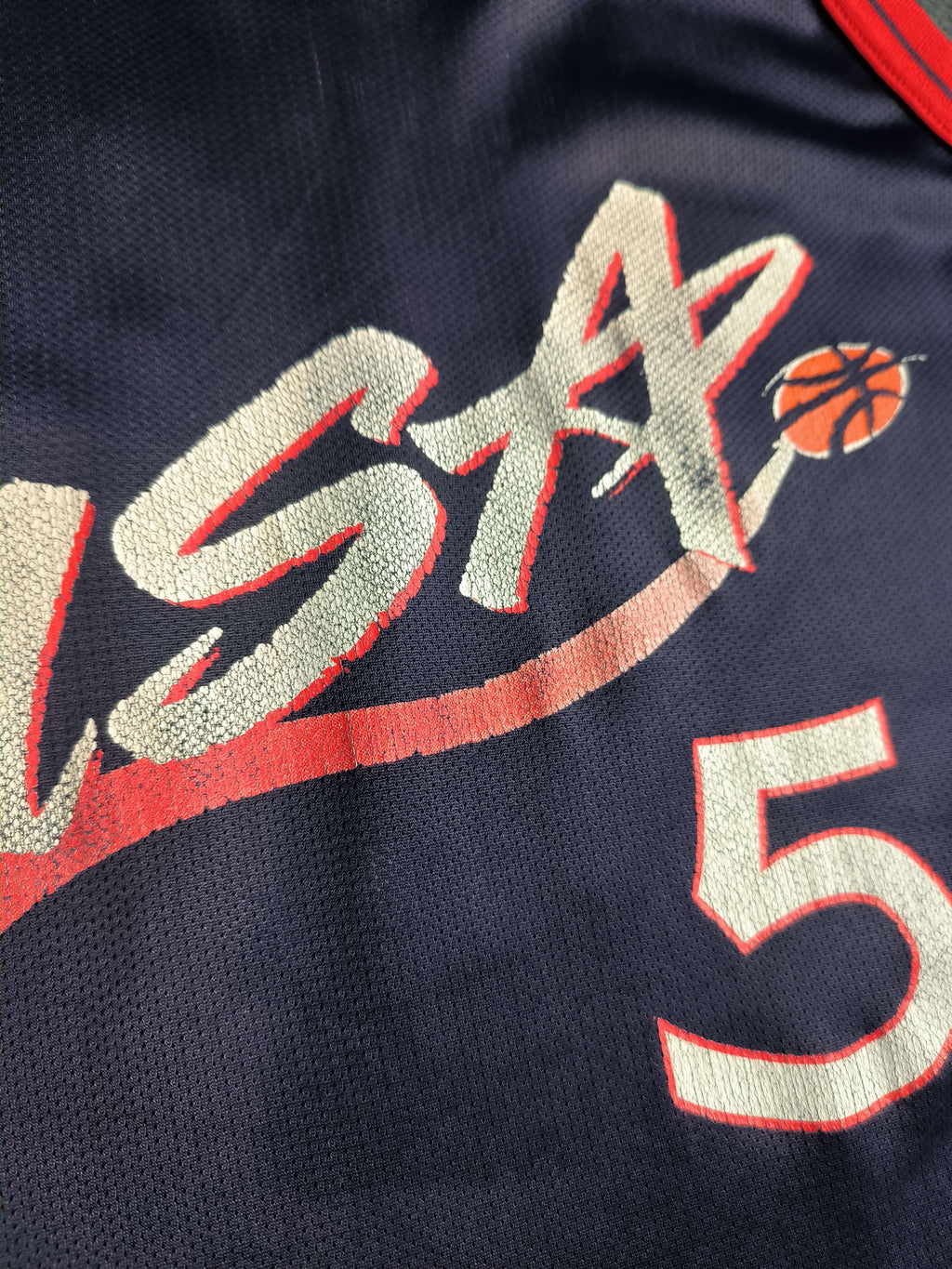 Team USA 1996 Grant Hill Champion NBA jersey size 48