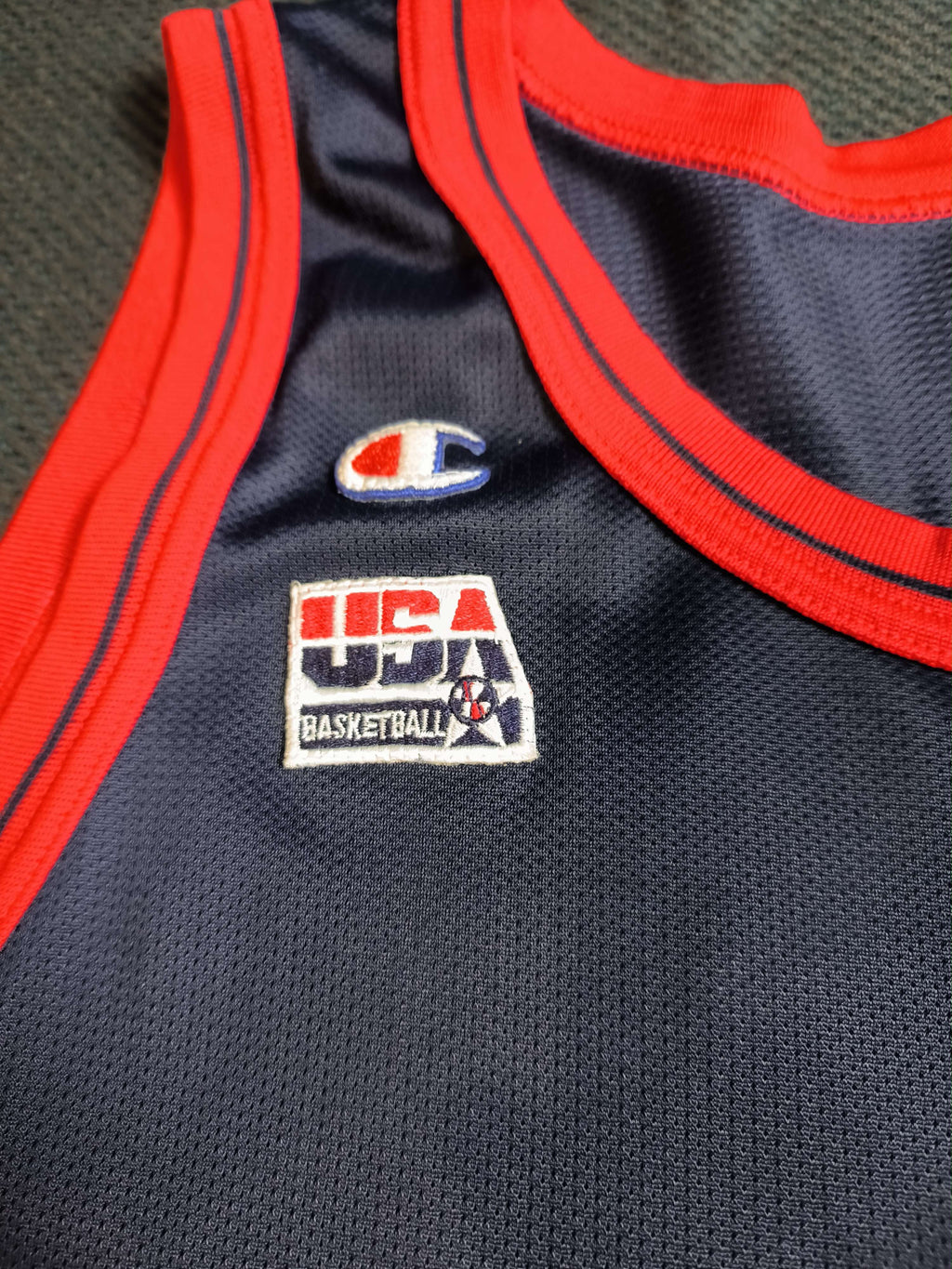 Team USA 1996 Grant Hill Champion NBA jersey size 48