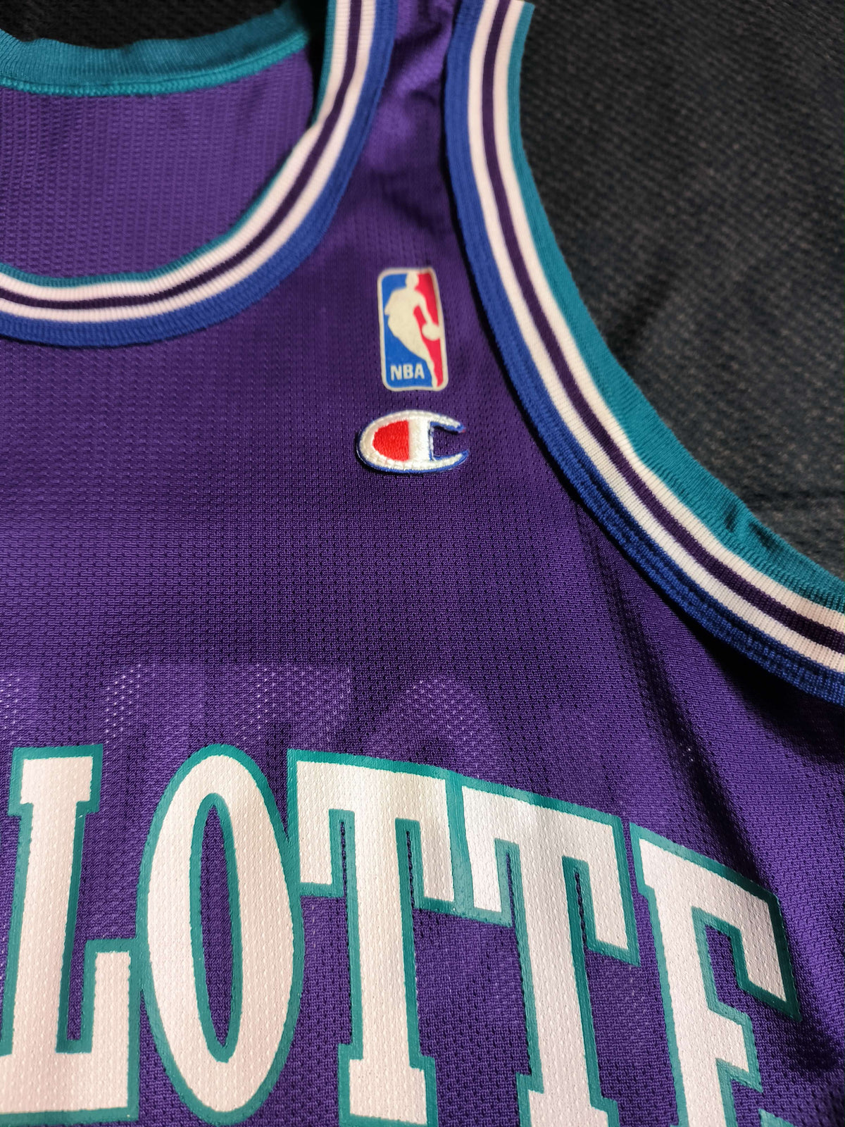 Charlotte Hornets Alonzo Mourning Champion NBA mez 36