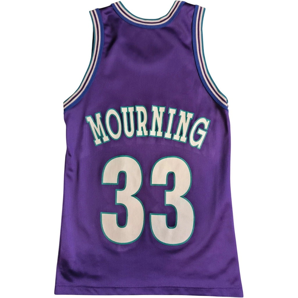 Charlotte Hornets Alonzo Mourning Champion NBA jersey size 36