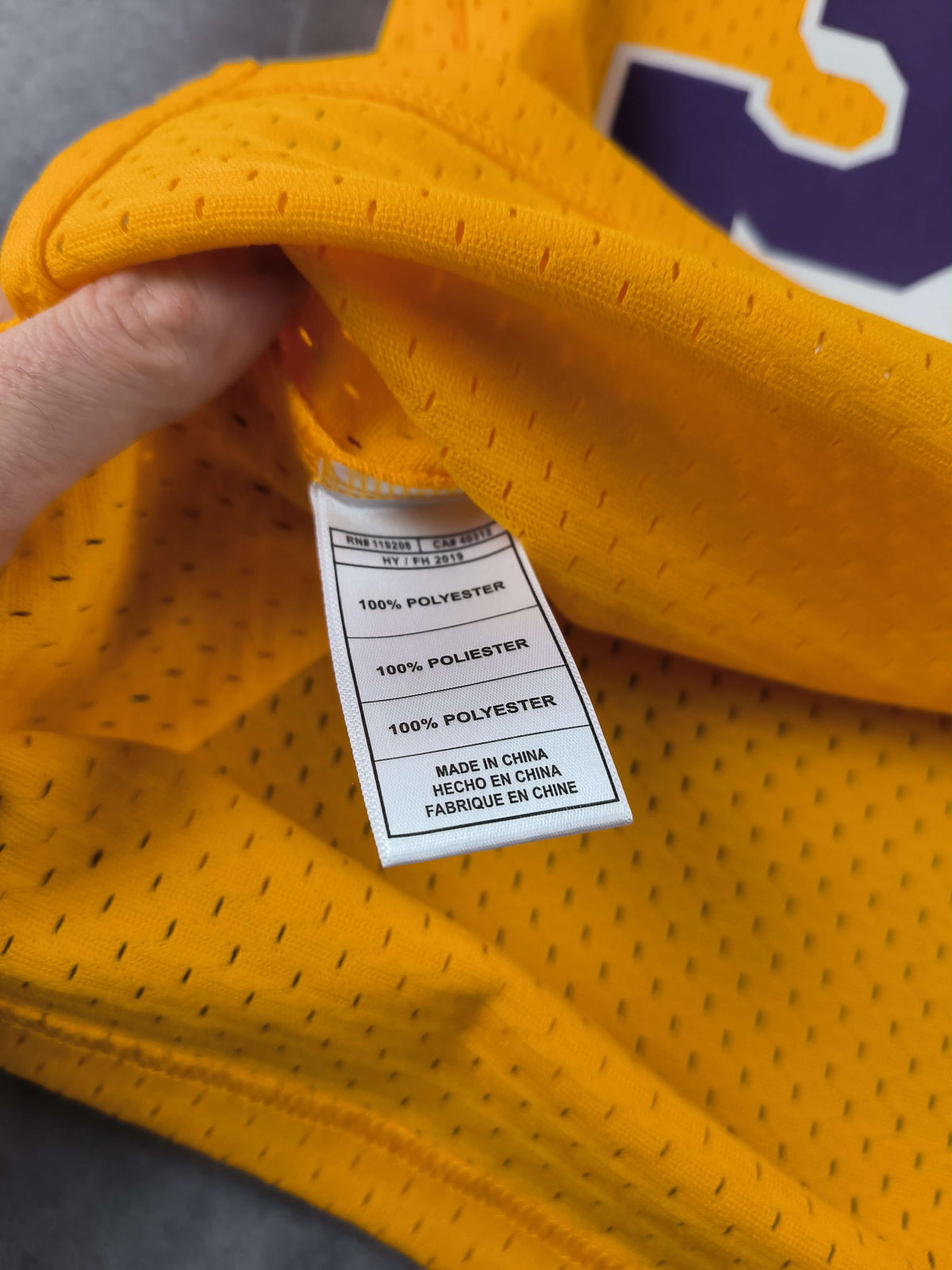 Los Angeles Lakers Magic Johnson Mitchell and Ness Swingman NBA mez M