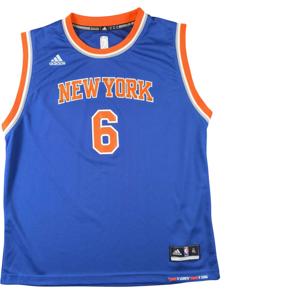 New York Knicks Kristaps Porzingis Adidas NBA mez Gyerek XL