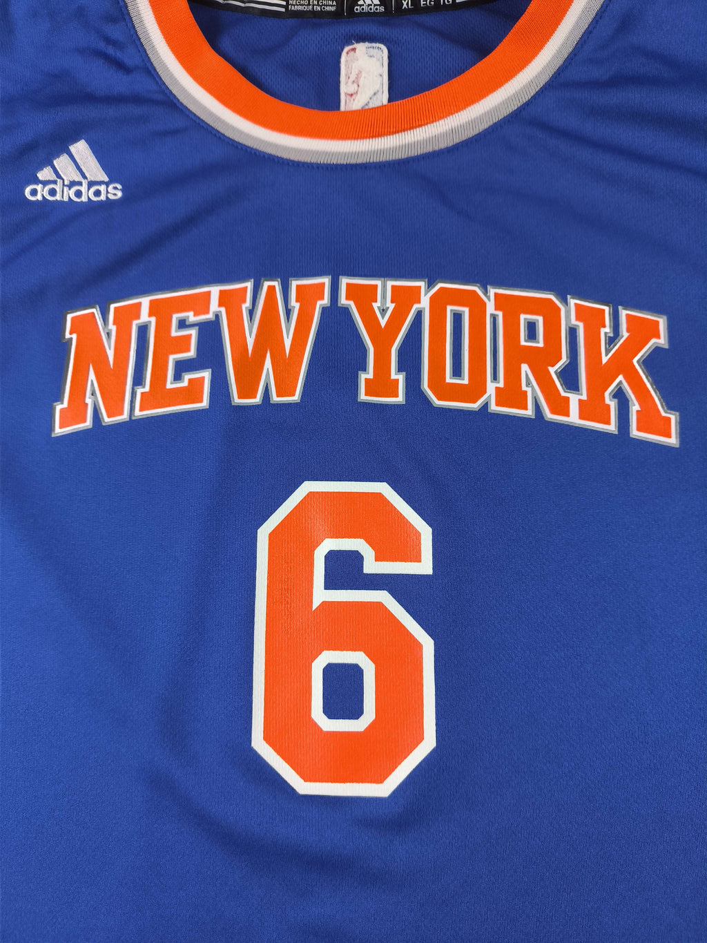 New York Knicks Kristaps Porzingis Adidas NBA mez Gyerek XL