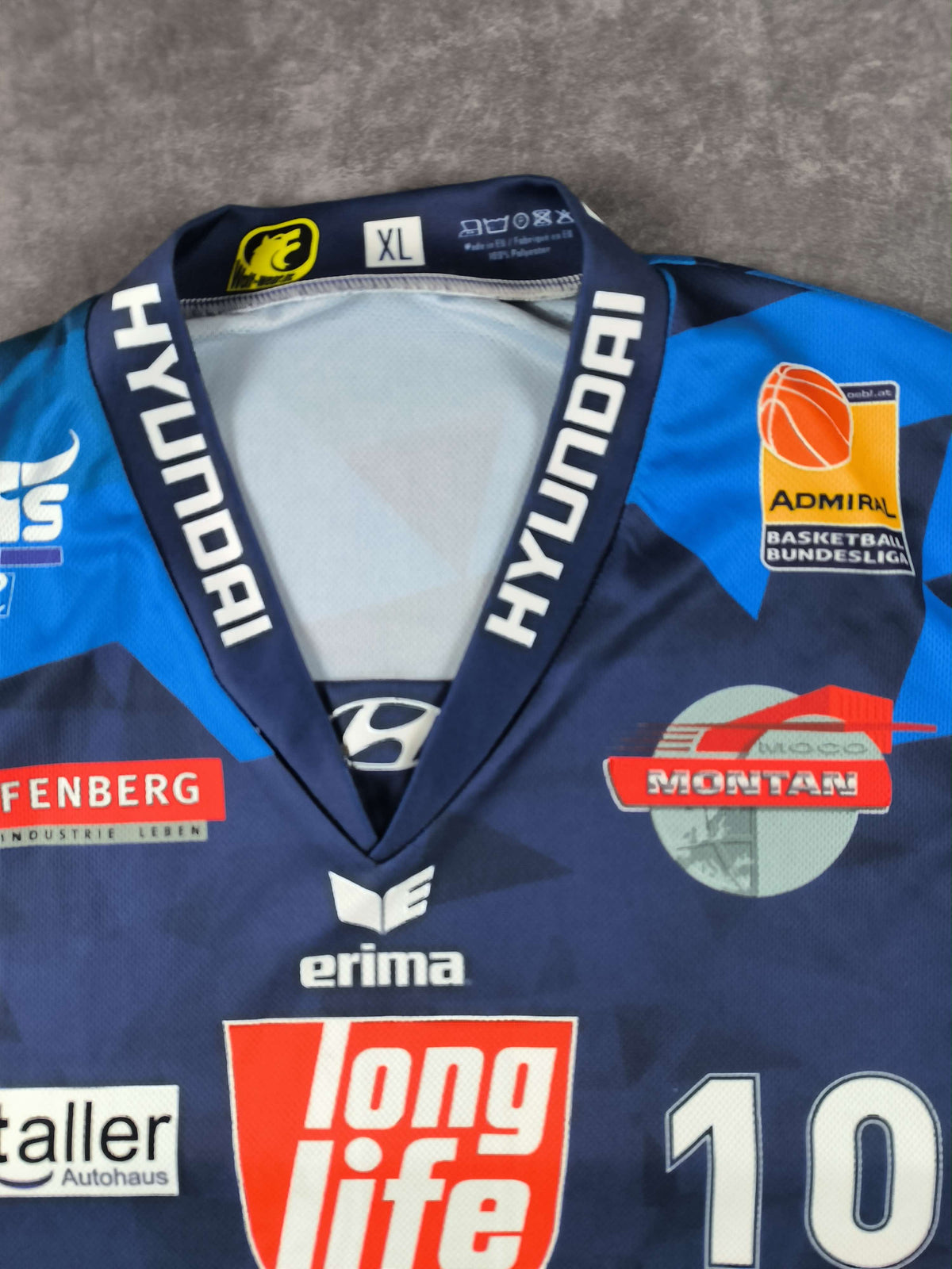 Kapfenberg Bulls Erima kosárlabda mez XL