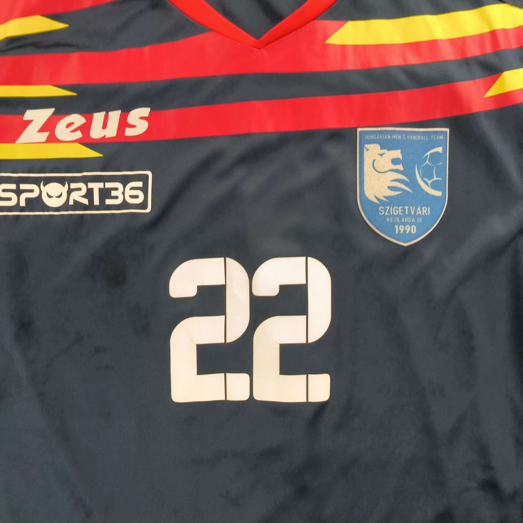 Szigetvári Kézilabda SE Zeus #22 handball jersey size XL