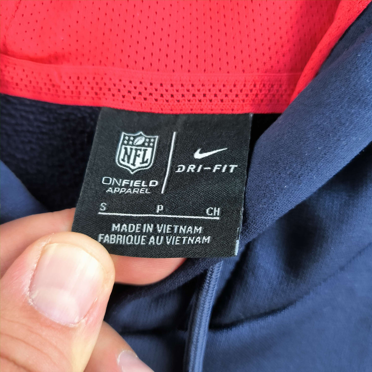 New England Patriots Nike NFL kapucnis pulóver S