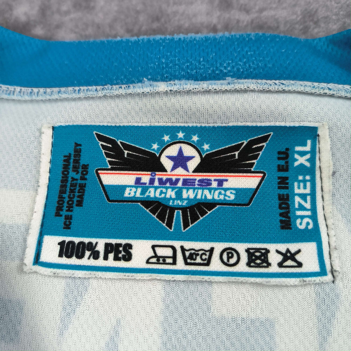 Black Wings Linz Sági Martin #29 ice hockey jersey size XL
