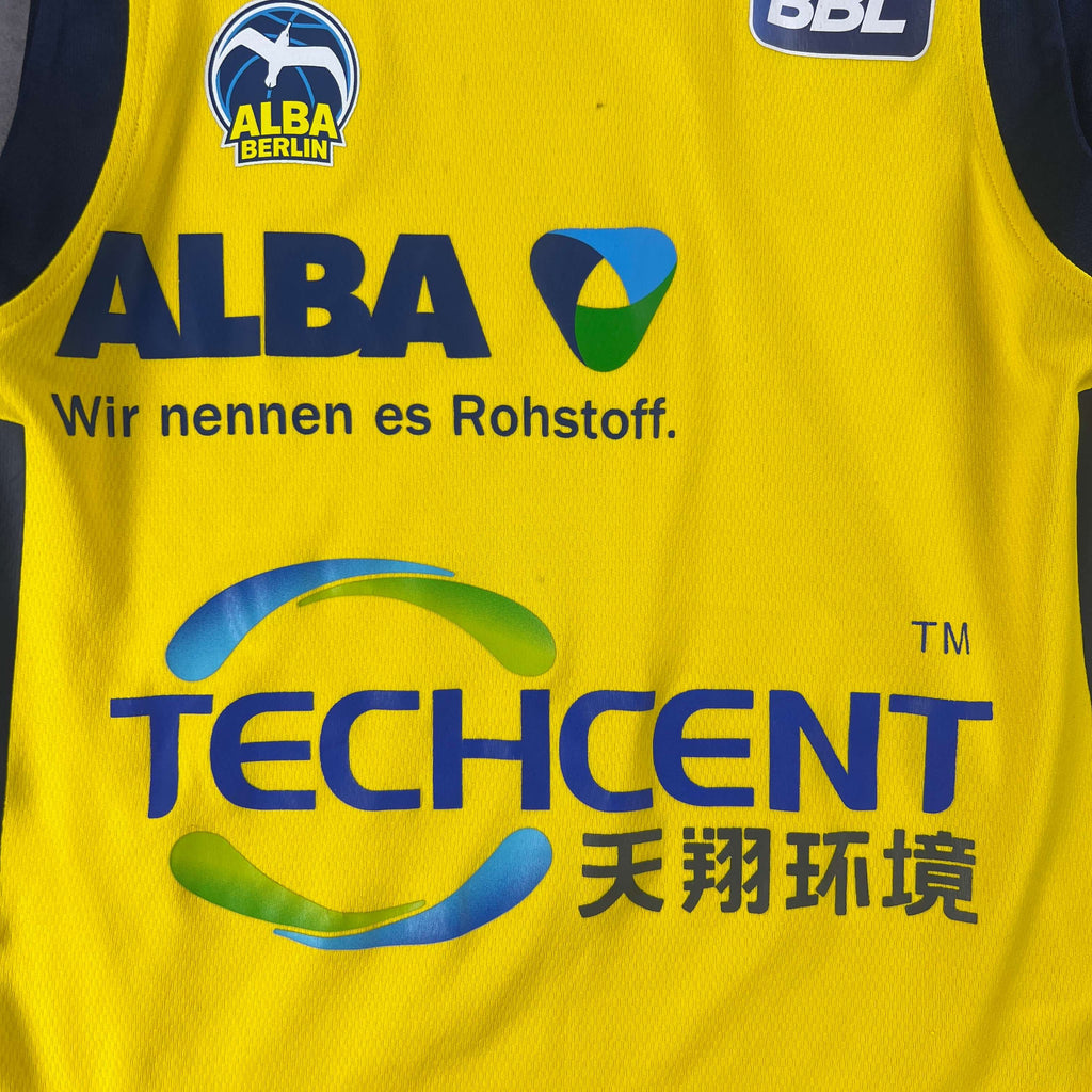 Alba Berlin 2017-18 Adidas kosárlabda mez XS
