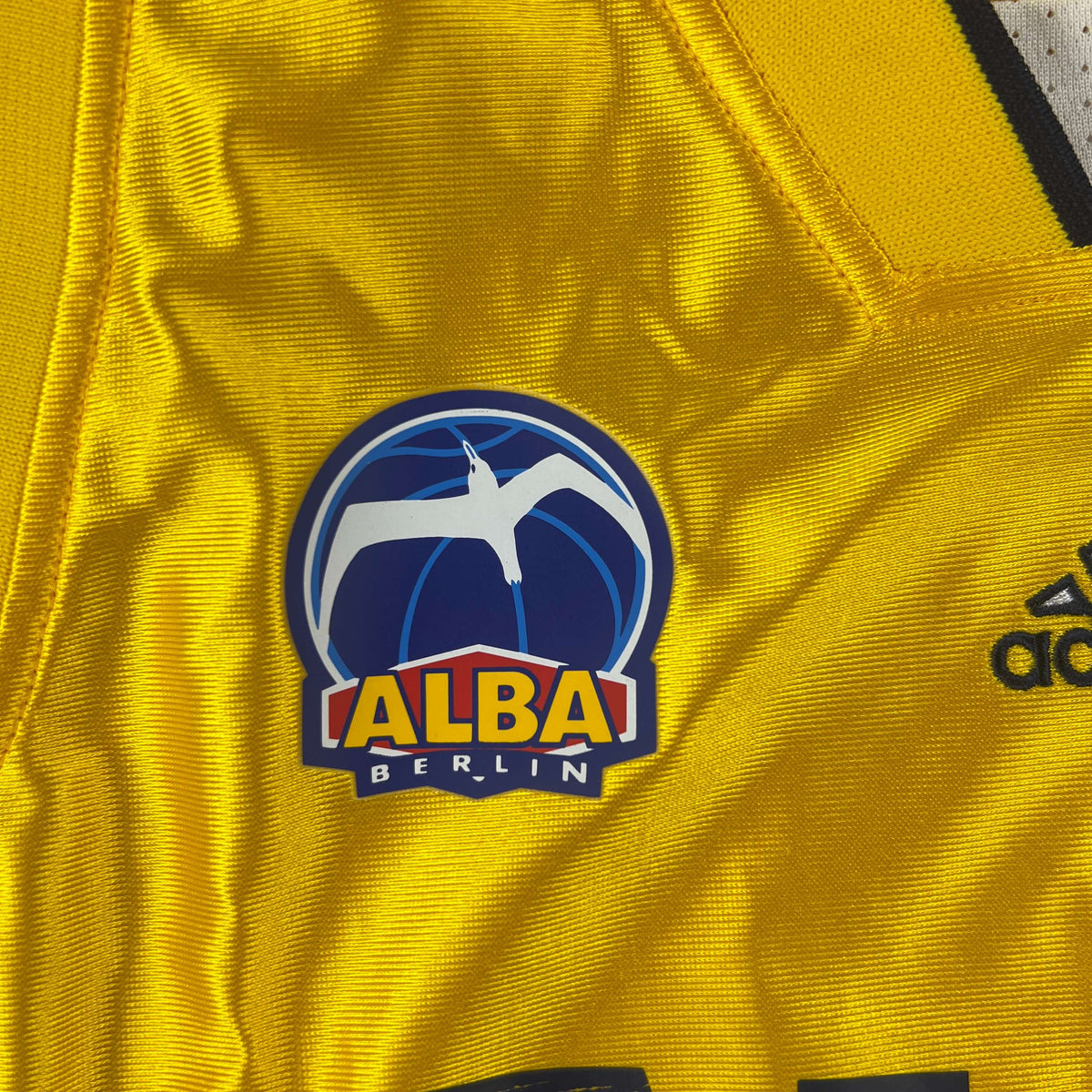 Alba Berlin 1999-00 Adidas kosárlabda mez L