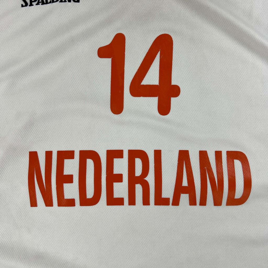 Netherlands Spalding #14 basketball shooting shirt size 3XL