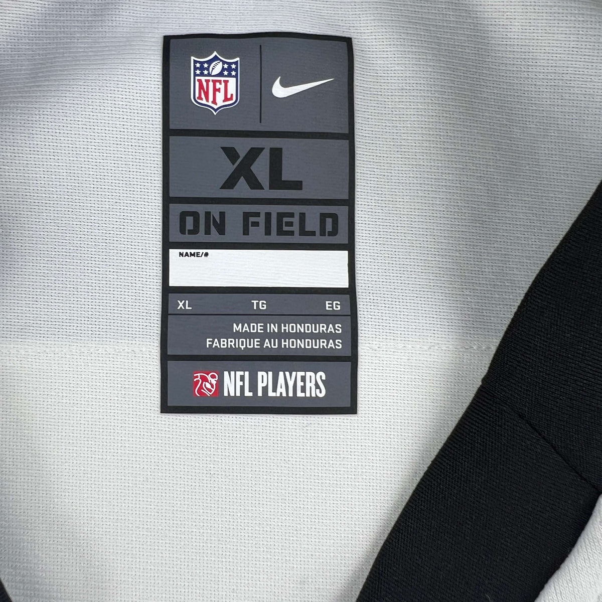 Carolina Panthers template Nike NFL mez XL