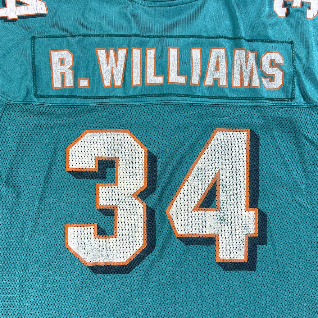 Miami Dolphins Ricky Williams Reebok NFL jersey size L