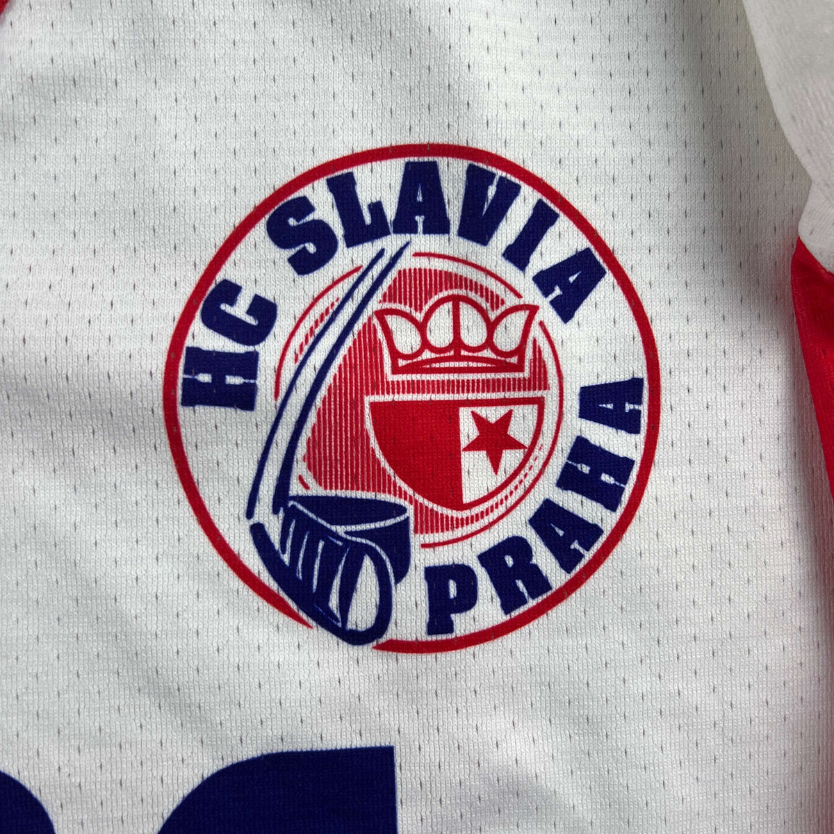 HC Slavia Praha #97 Vladimir Ruzicka jégkorong mez XL