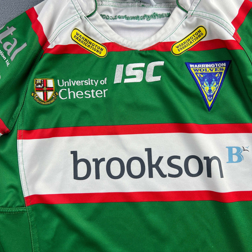 Warrington Wolves 2013 ISC rugby shirt size S