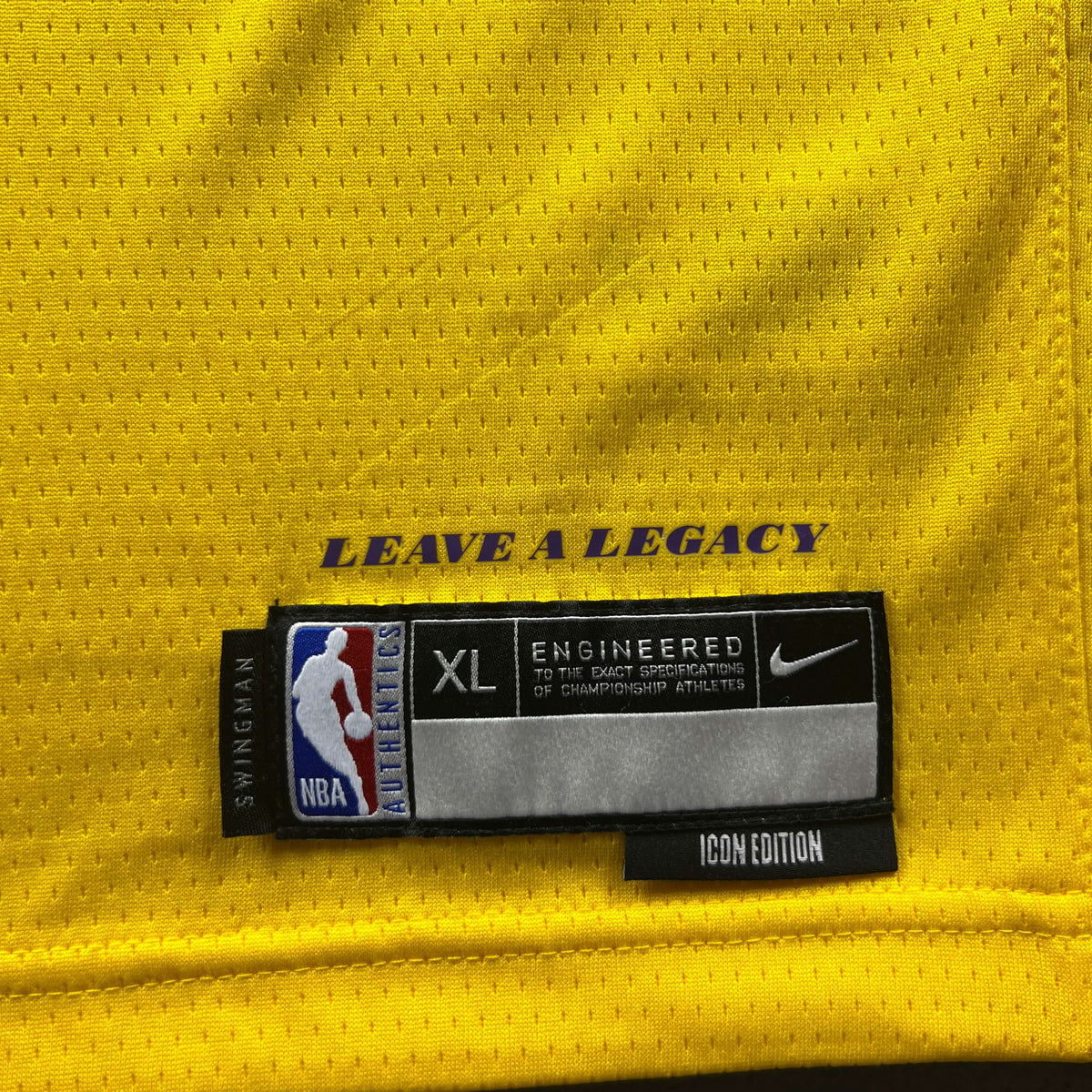 Los Angeles Lakers LeBron James Nike NBA mez Gyerek XL