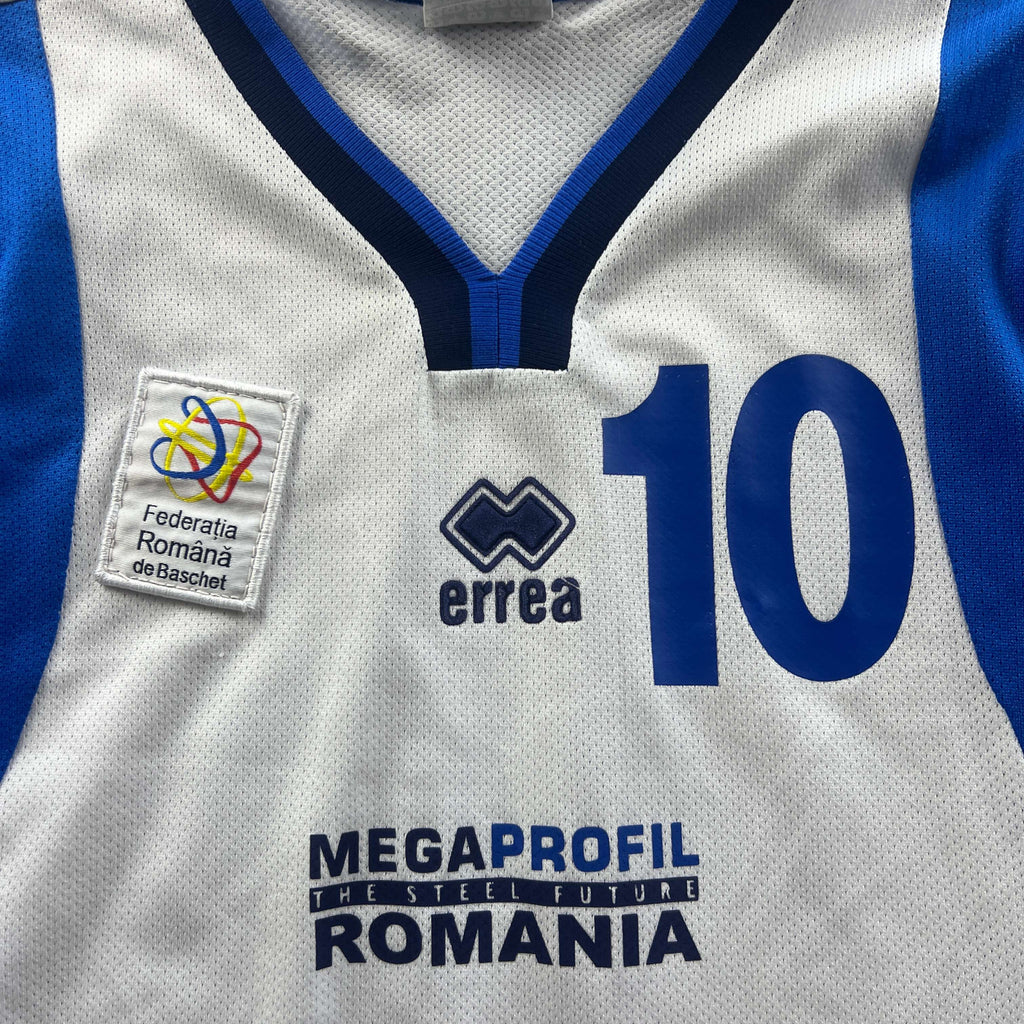 Romania Errea basketball jersey size L