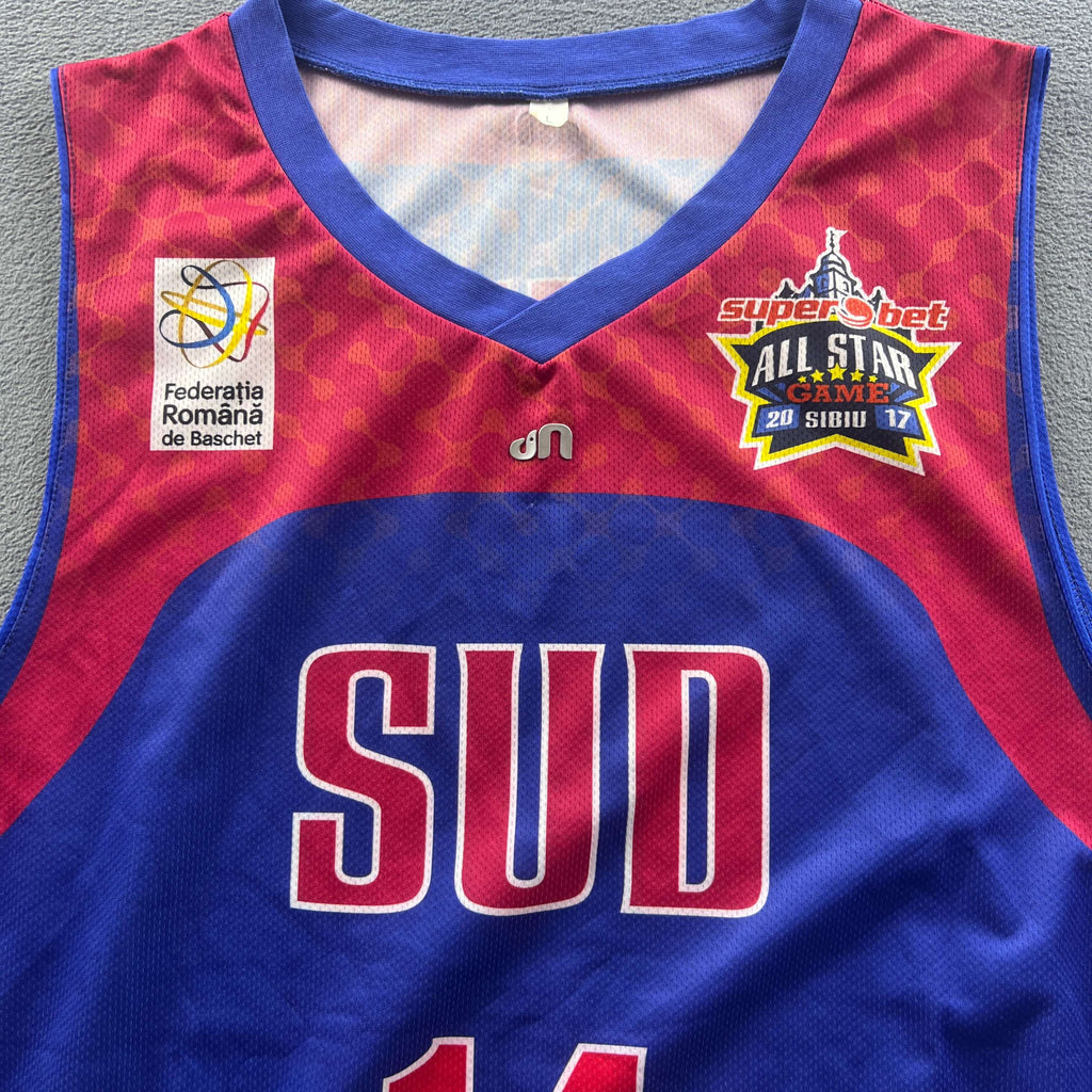 Sibiu All-Star Game Románia Dragusin kosárlabda mez L