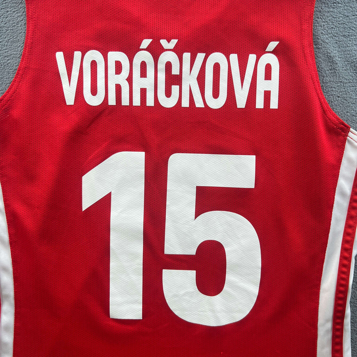 Csehország Veronika Vorackova Nike kosárlabda mez Női M