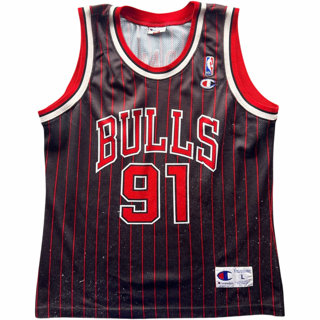 Chicago Bulls Dennis Rodman Champion EU NBA jersey size L
