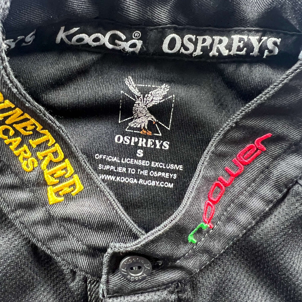 Ospreys Kooga rugby shirt size S