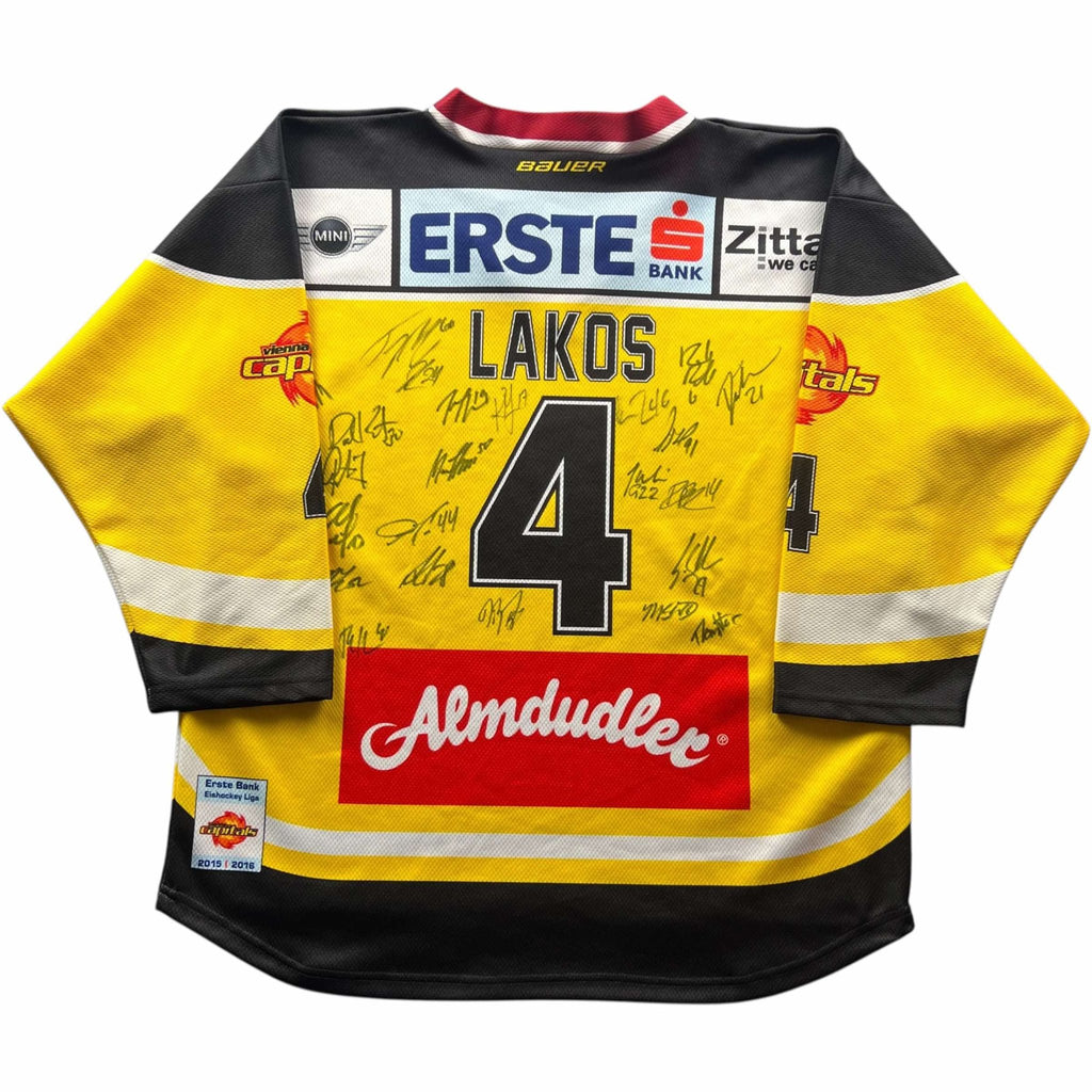 Vienna Capitals Philippe Lakos ice hockey jersey size XS
