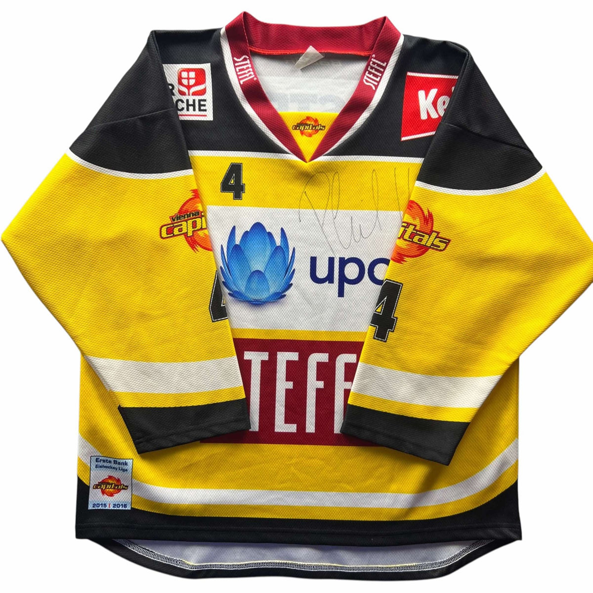 Vienna Capitals Philippe Lakos ice hockey jersey size XS