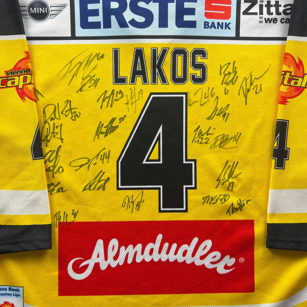 Vienna Capitals Philippe Lakos ice hockey jersey size XS