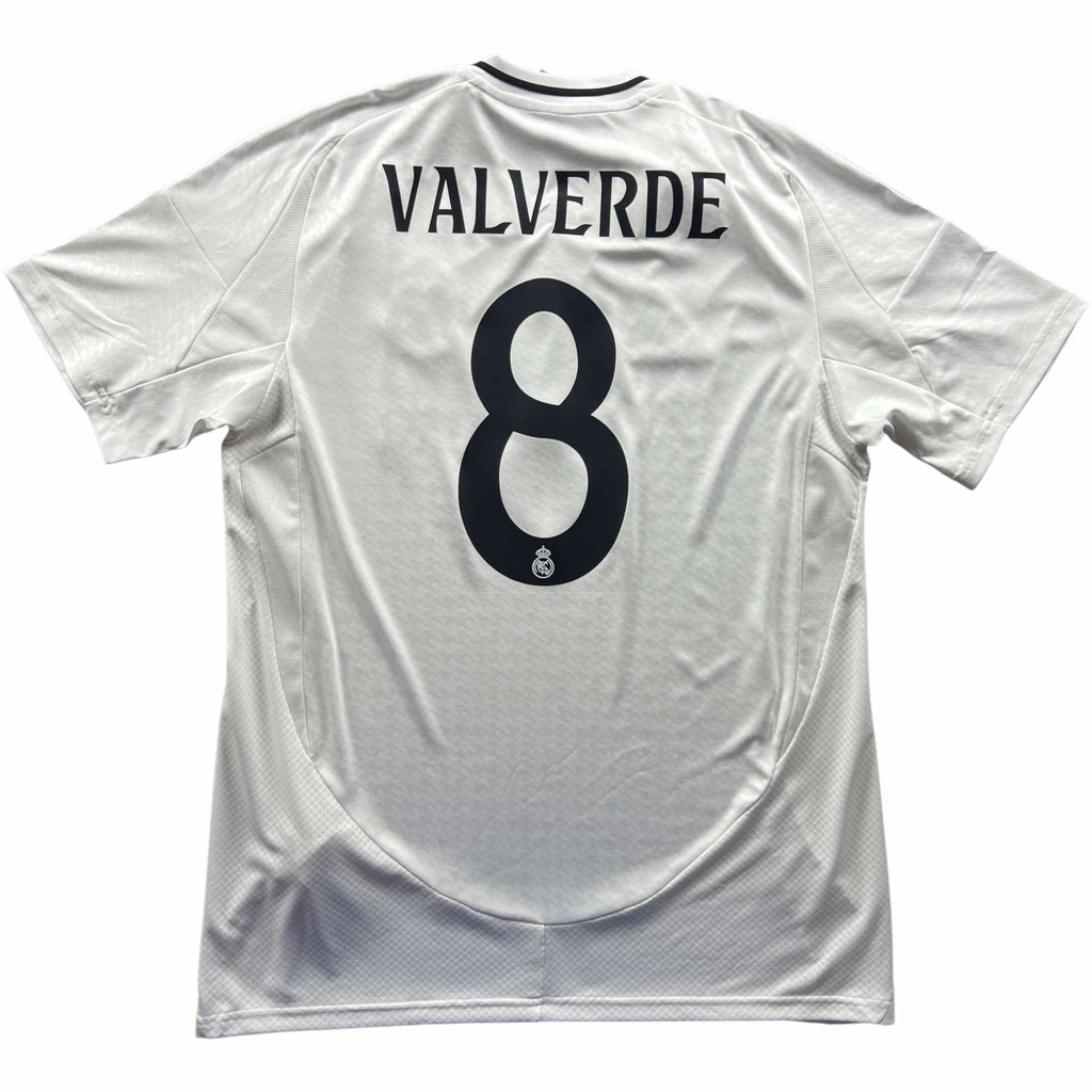 Real Madrid 2024-25 Adidas home Federico Valverde *NEW* football shirt size M