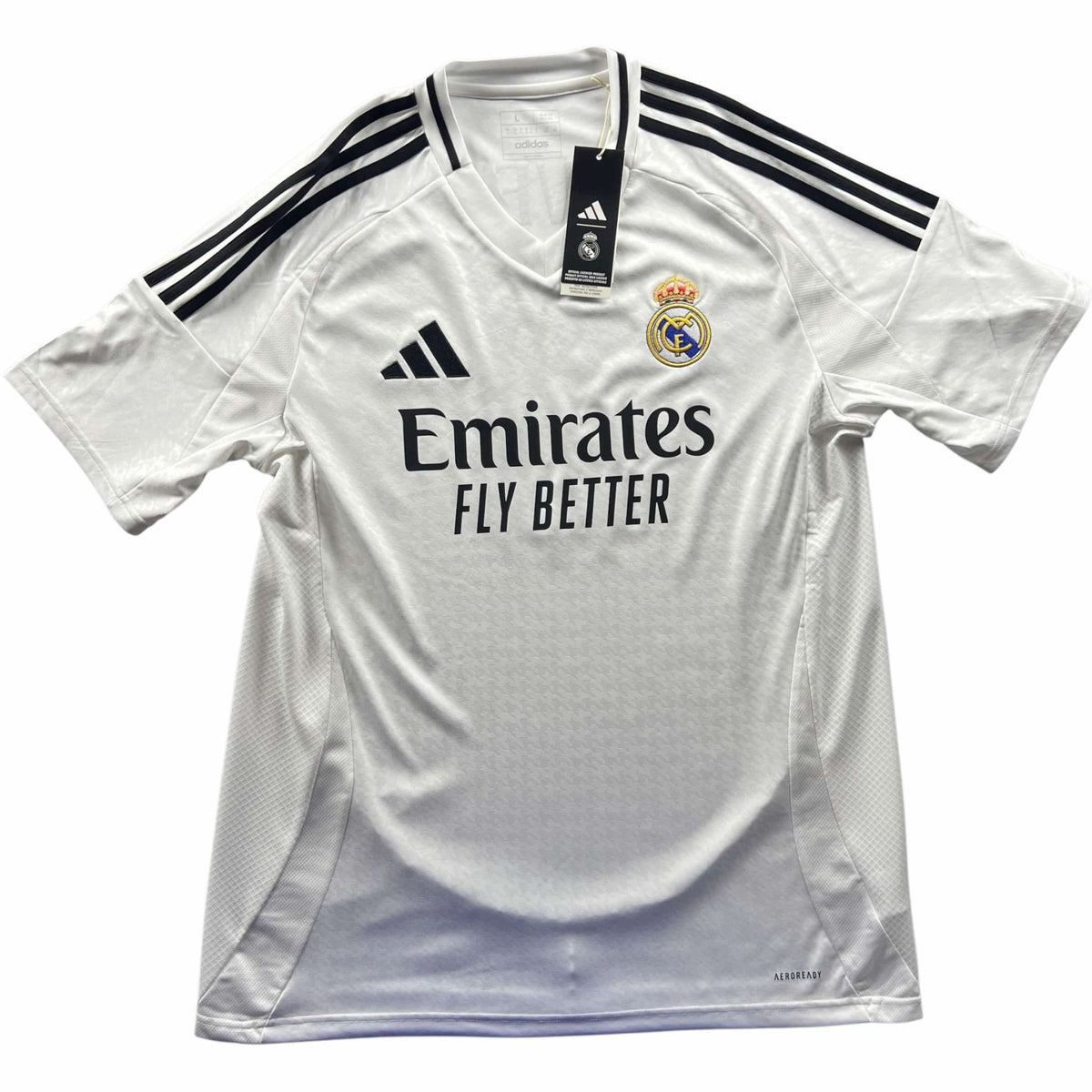 Real Madrid 2024-25 Adidas home Federico Valverde *NEW* football shirt size L