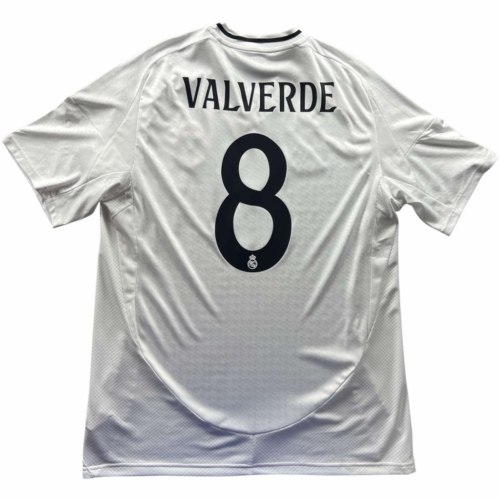 Real Madrid 2024-25 Adidas home Federico Valverde *NEW* football shirt size L
