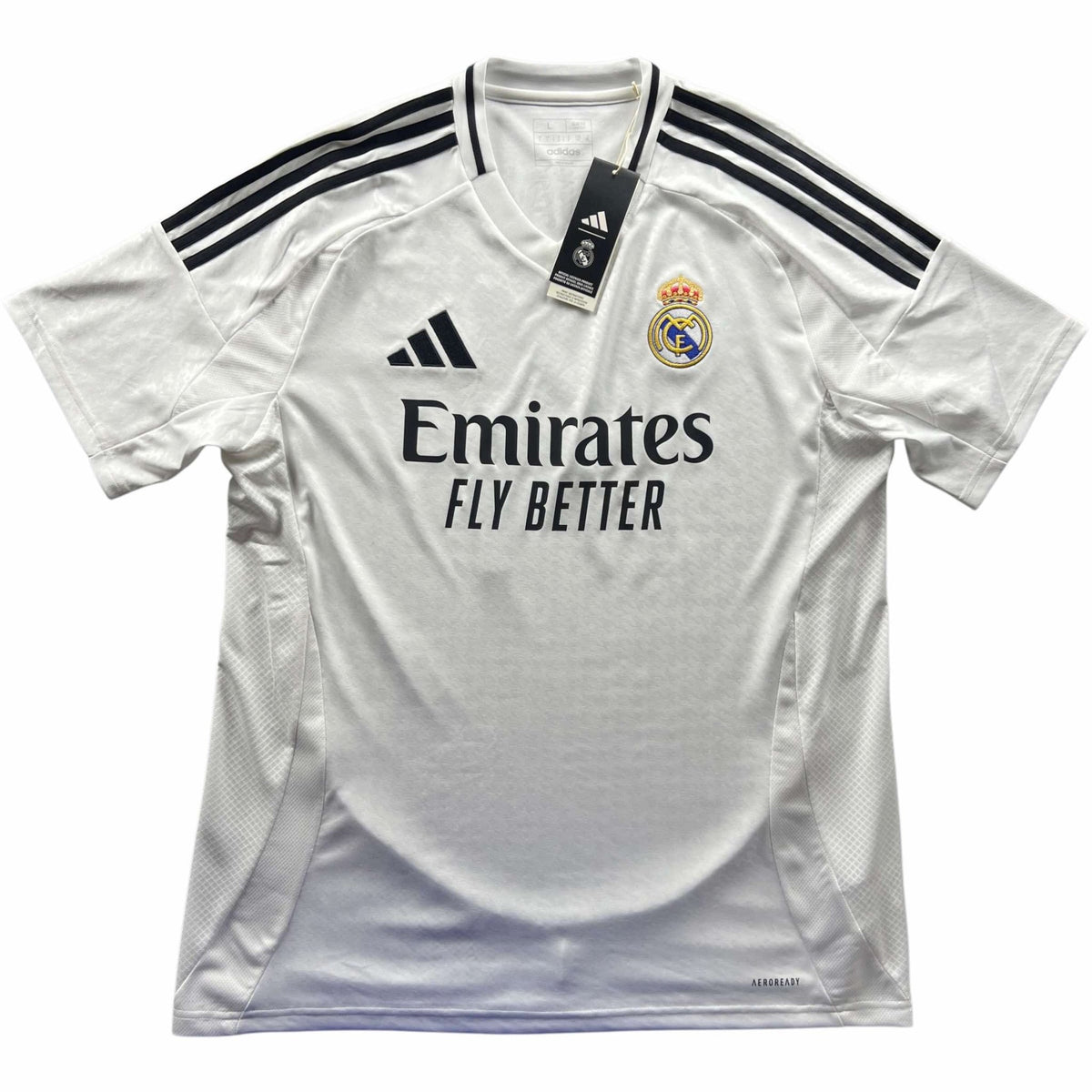 Real Madrid 2024-25 Adidas home Aurélien Tchouaméni *NEW* football shirt size L