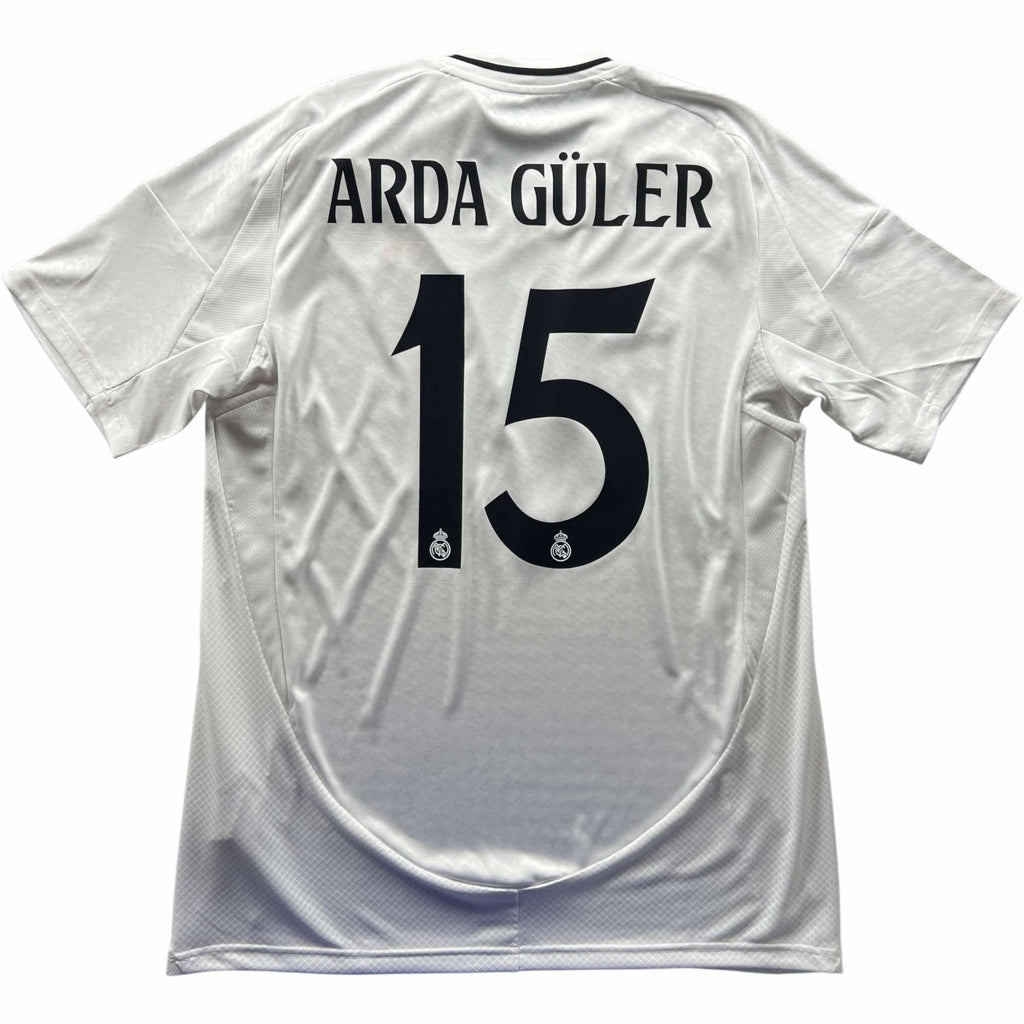 Real Madrid 2024-25 Adidas home Arda Güler *NEW* football shirt size M