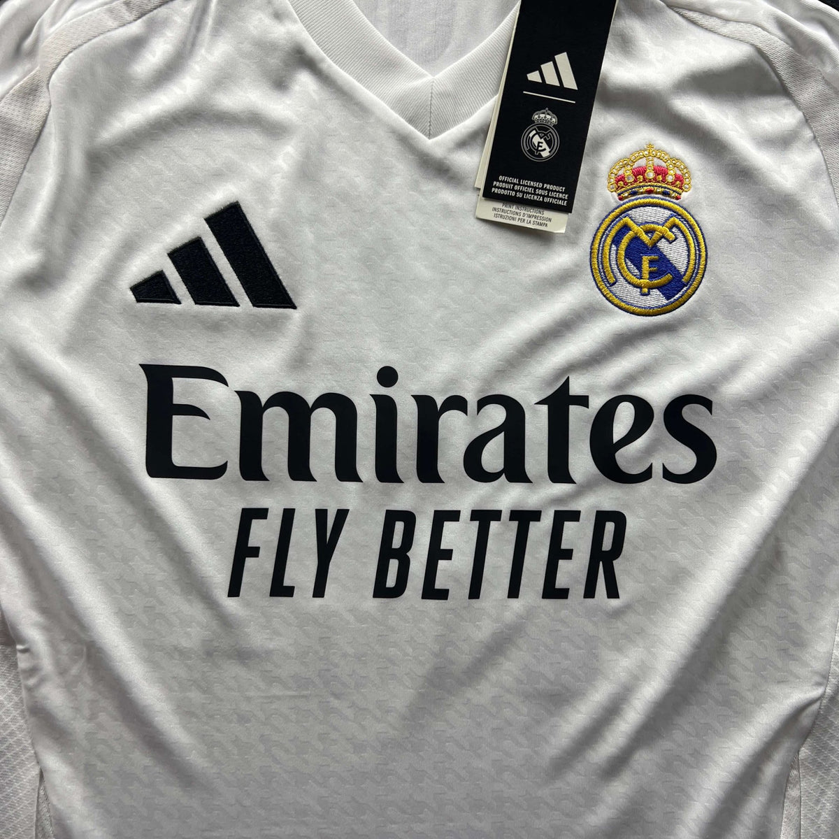 Real Madrid 2024-25 Adidas home Arda Güler *NEW* football shirt size M