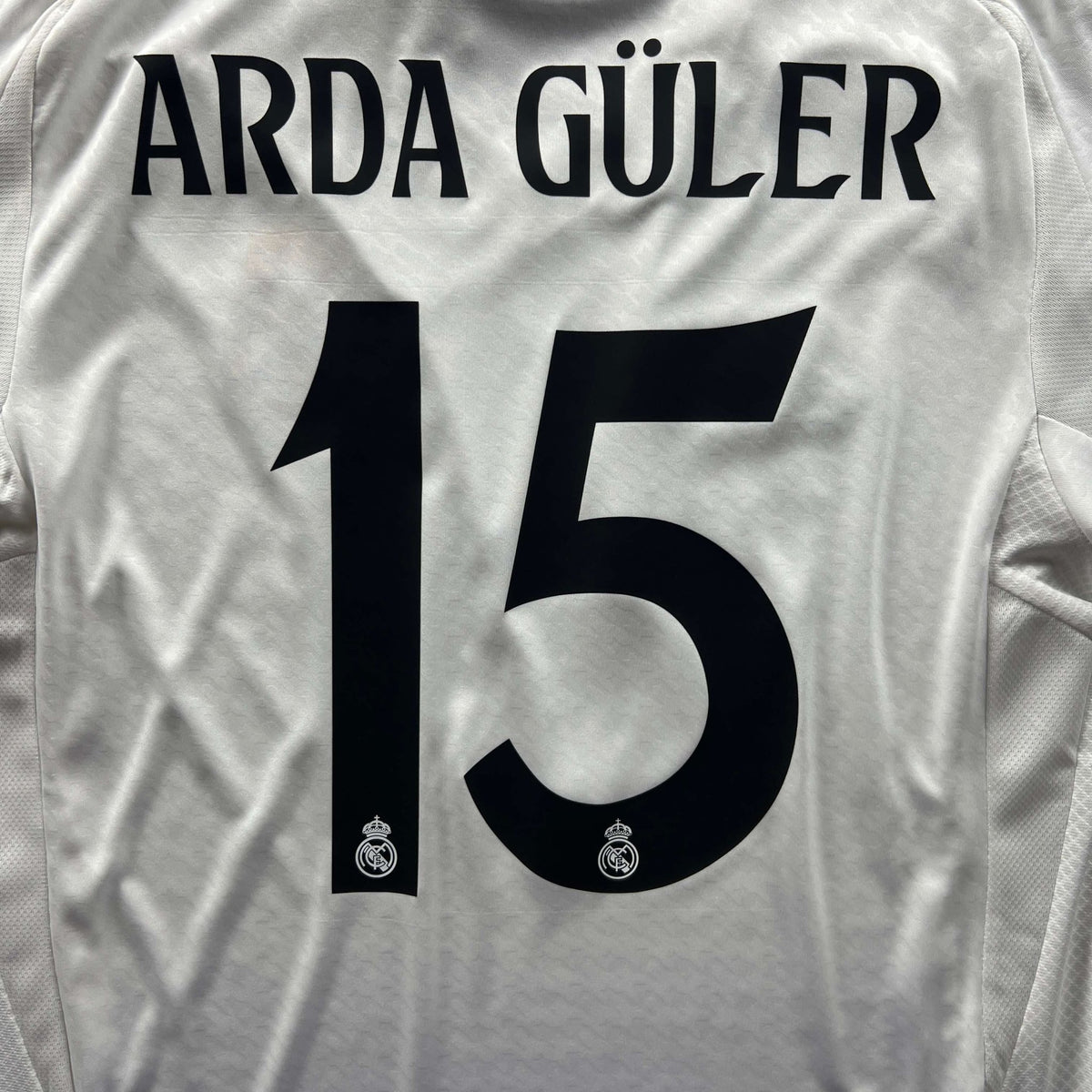 Real Madrid 2024-25 Adidas home Arda Güler *NEW* football shirt size M