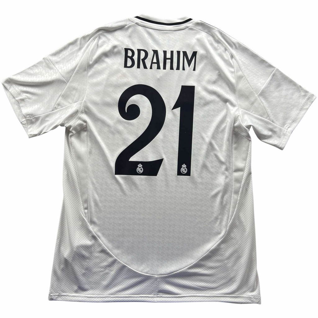 Real Madrid 2024-25 Adidas home Brahim Diaz *NEW* football shirt size M